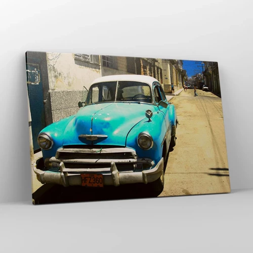 Schilderen op canvas - Evviva Cuba! - 120x80 cm