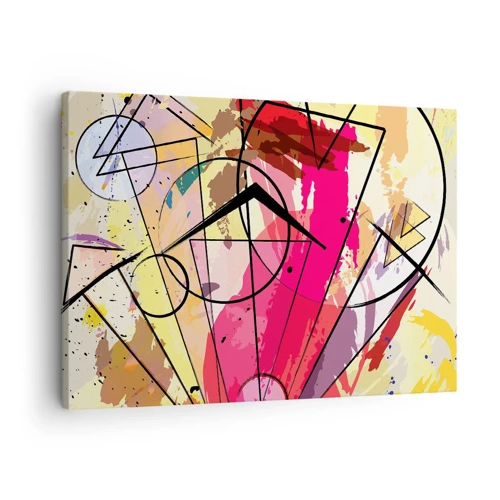 Schilderen op canvas - Explosie - 70x50 cm