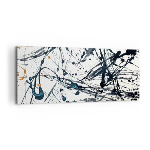 Schilderen op canvas - Expressionistische abstractie - 100x40 cm