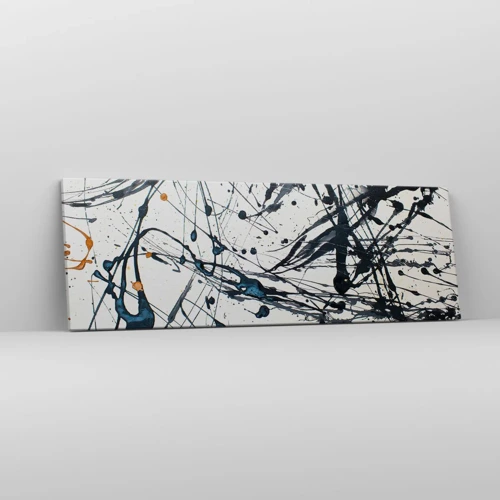 Schilderen op canvas - Expressionistische abstractie - 90x30 cm