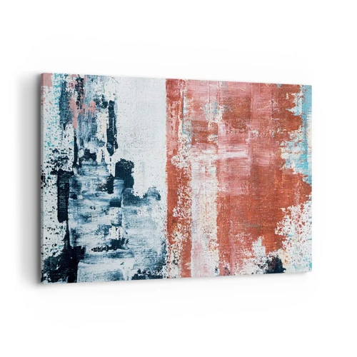 Schilderen op canvas - Fifty Fifty abstract - 100x70 cm