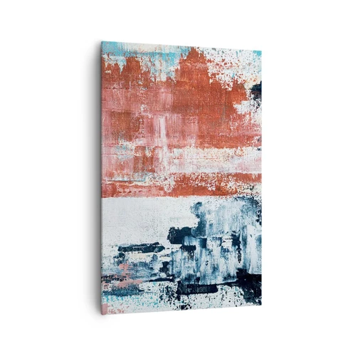 Schilderen op canvas - Fifty Fifty abstract - 80x120 cm