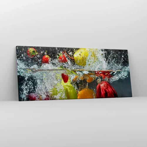 Schilderen op canvas - Fruit verfrissing - 120x50 cm