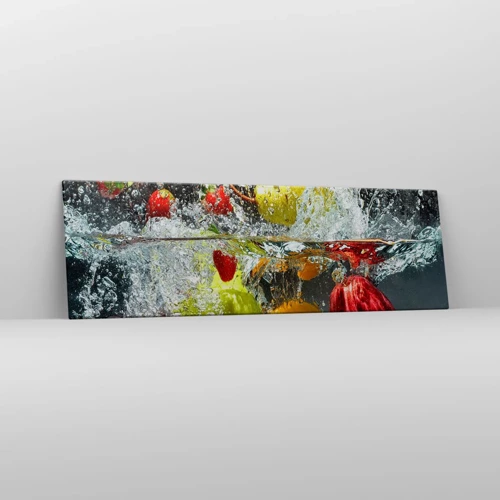 Schilderen op canvas - Fruit verfrissing - 160x50 cm