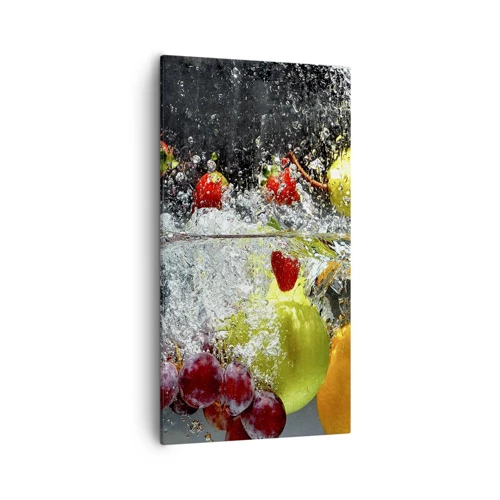 Schilderen op canvas - Fruit verfrissing - 55x100 cm