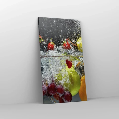 Schilderen op canvas - Fruit verfrissing - 55x100 cm