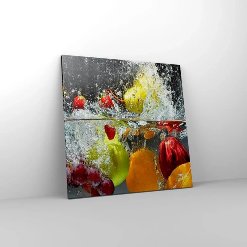 Schilderen op canvas - Fruit verfrissing - 60x60 cm