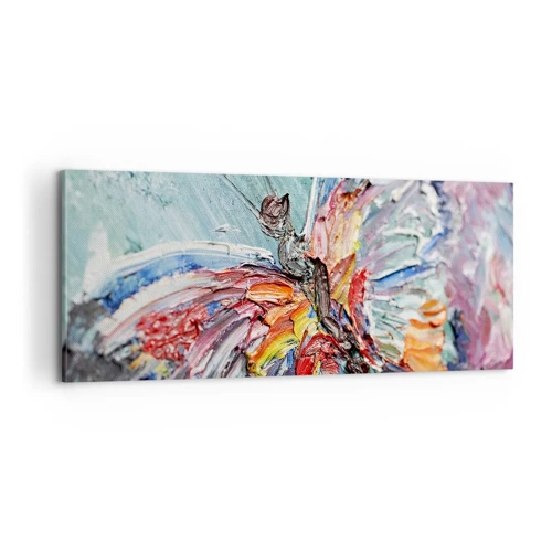 Schilderen op canvas - Geschilderd door de natuur - 100x40 cm