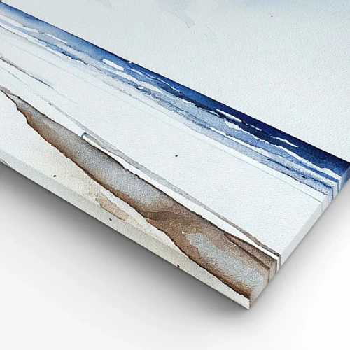 Schilderen op canvas - Gesprek met de zee - 120x80 cm