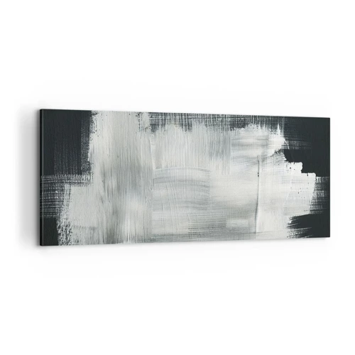 Schilderen op canvas - Geweven van verticaal en horizontaal - 100x40 cm