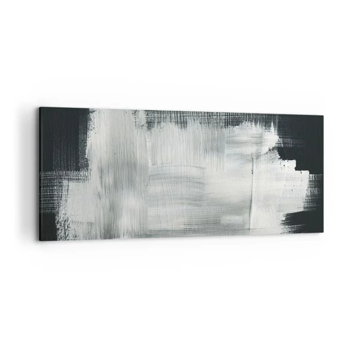 Schilderen op canvas - Geweven van verticaal en horizontaal - 120x50 cm
