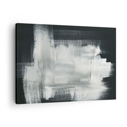 Schilderen op canvas - Geweven van verticaal en horizontaal - 70x50 cm