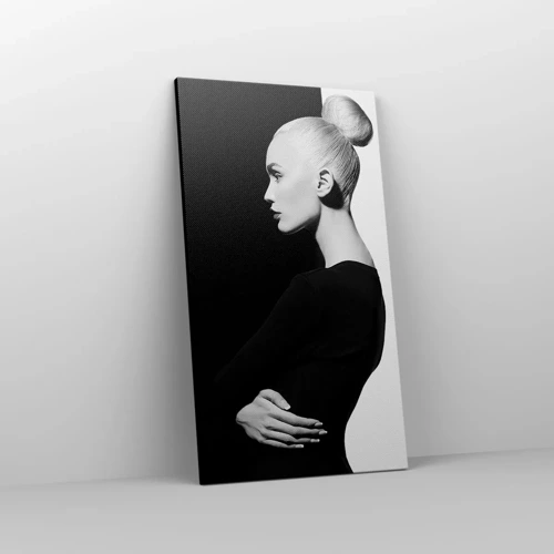 Schilderen op canvas - Gewoon een vrouw - 45x80 cm
