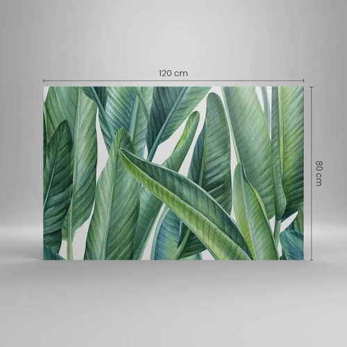 Schilderen op canvas - Groen zelf - 120x80 cm