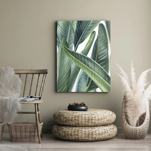 Schilderen op canvas - Groen zelf - 55x100 cm