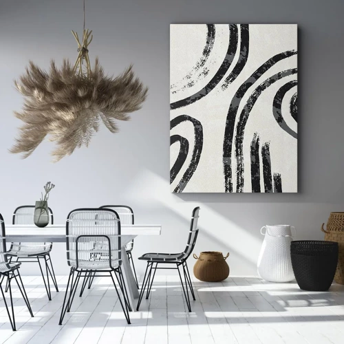 Schilderen op canvas - Half gestopt - 65x120 cm