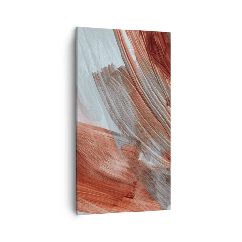 Schilderen op canvas - Herfst en winderige abstractie - 45x80 cm