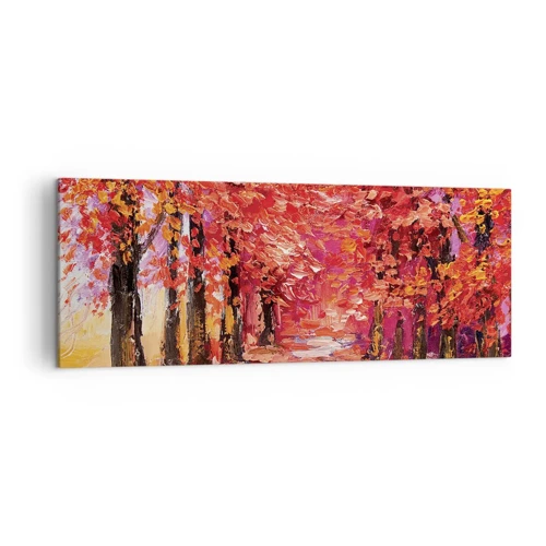 Schilderen op canvas - Herfst impressie - 140x50 cm