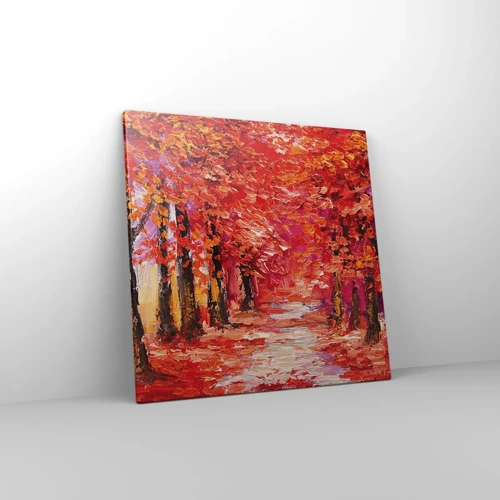 Schilderen op canvas - Herfst impressie - 50x50 cm