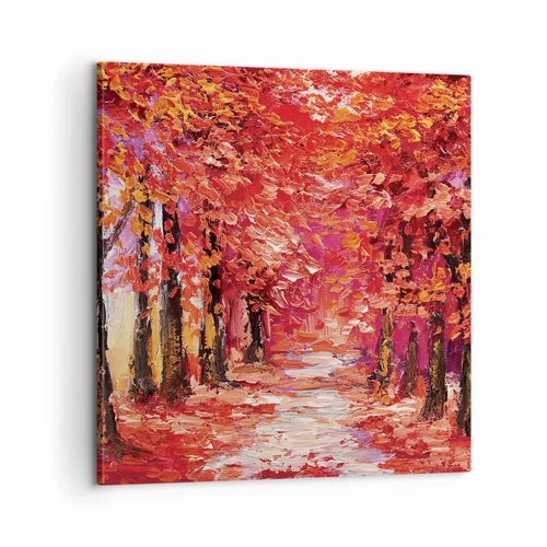 Schilderen op canvas - Herfst impressie - 60x60 cm