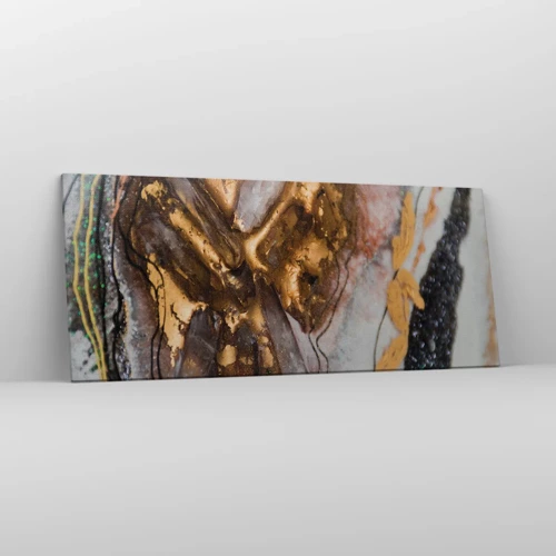 Schilderen op canvas - Het element aarde - 120x50 cm