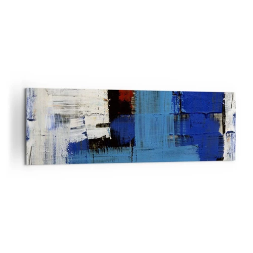 Schilderen op canvas - Het geheim van blauw - 160x50 cm