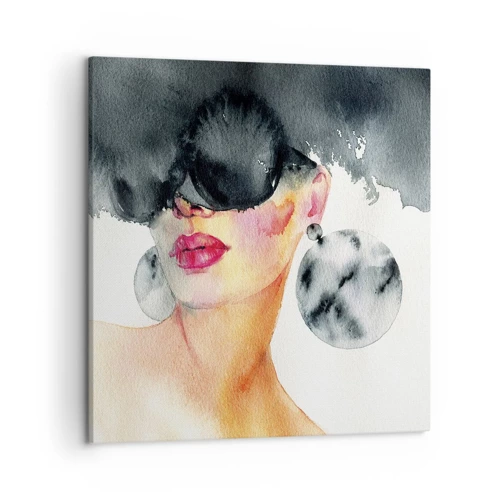Schilderen op canvas - Het geheim van elegantie - 50x50 cm