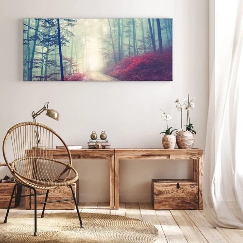 Schilderen op canvas - Hoe goed om op te staan ​​als het ochtend wordt - 160x50 cm