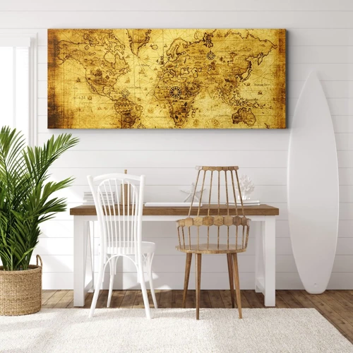 Schilderen op canvas - Hoe vreemd os deze wereld  - 140x50 cm