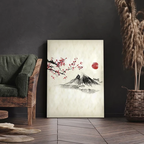 Schilderen op canvas - Houd van Japan - 50x70 cm