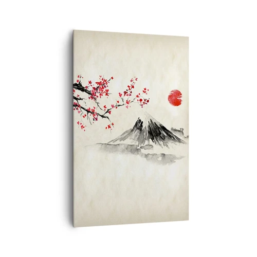 Schilderen op canvas - Houd van Japan - 80x120 cm