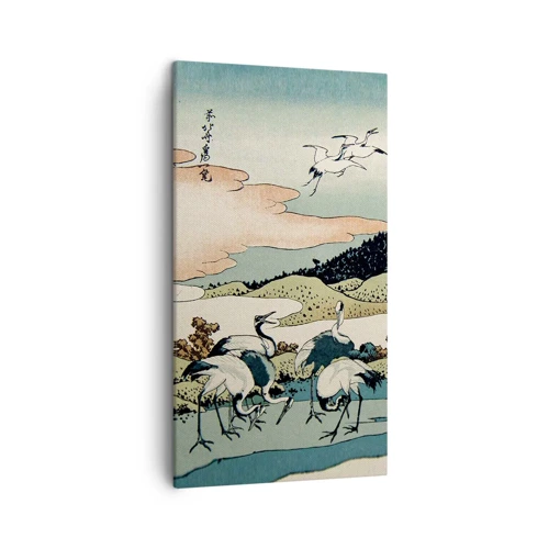 Schilderen op canvas - In de Japanse geest - 45x80 cm