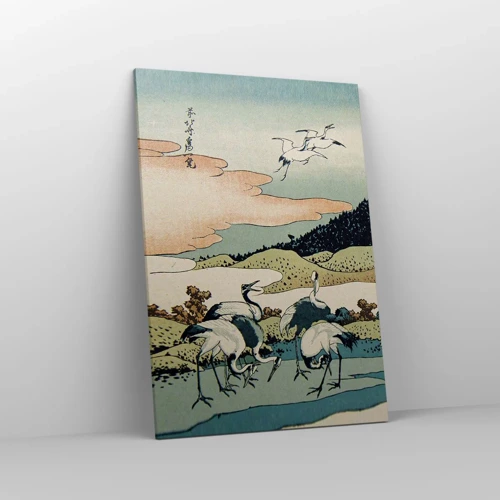 Schilderen op canvas - In de Japanse geest - 70x100 cm