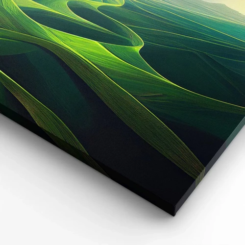 Schilderen op canvas - In de groene dalen - 100x40 cm