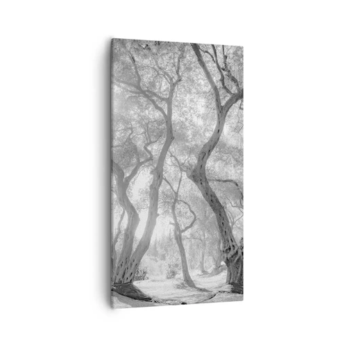 Schilderen op canvas - In de olijfboomgaard - 55x100 cm