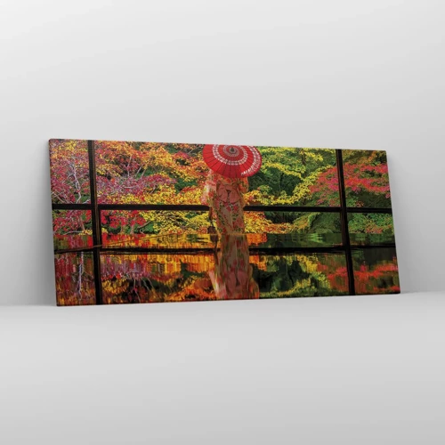 Schilderen op canvas - In de tempel van de natuur - 120x50 cm