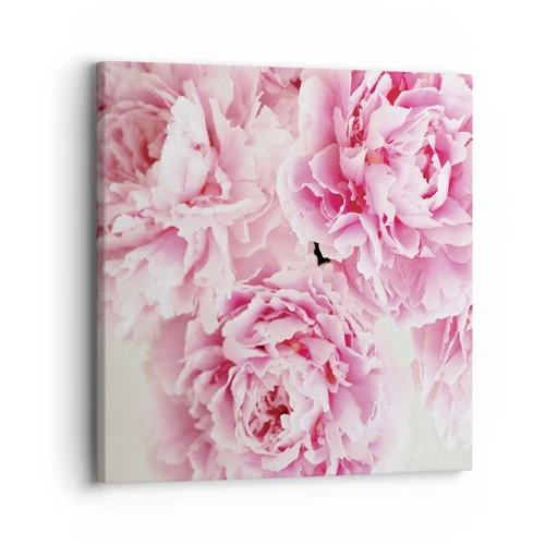 Schilderen op canvas - In roze glamour - 30x30 cm
