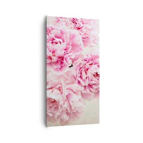Schilderen op canvas - In roze glamour - 65x120 cm