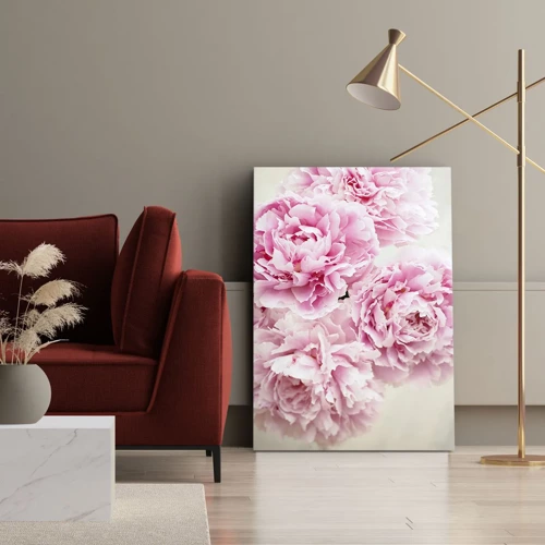 Schilderen op canvas - In roze glamour - 65x120 cm