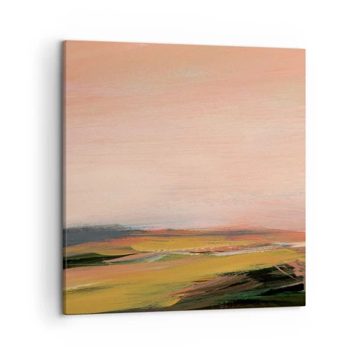 Schilderen op canvas - In roze tinten - 50x50 cm