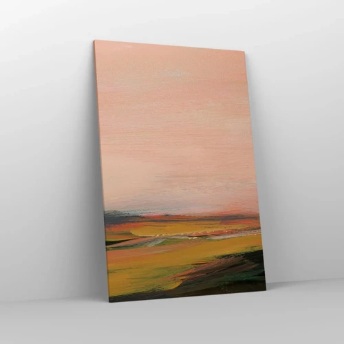 Schilderen op canvas - In roze tinten - 80x120 cm