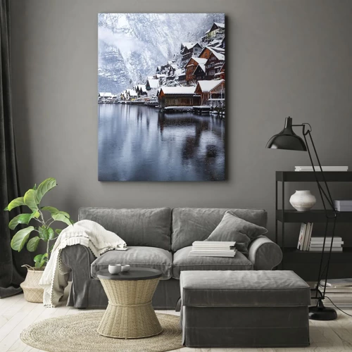 Schilderen op canvas - In winterdecoratie - 45x80 cm