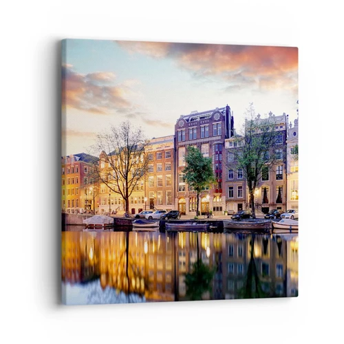 Schilderen op canvas - Ingetogen en serene Nederlandse schoonheid - 40x40 cm