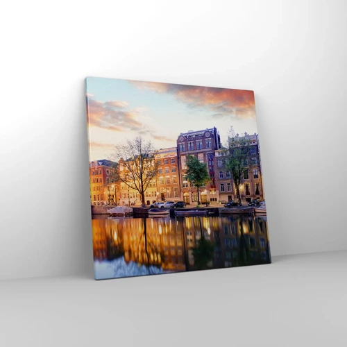 Schilderen op canvas - Ingetogen en serene Nederlandse schoonheid - 50x50 cm