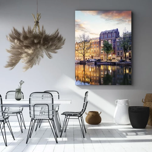 Schilderen op canvas - Ingetogen en serene Nederlandse schoonheid - 55x100 cm