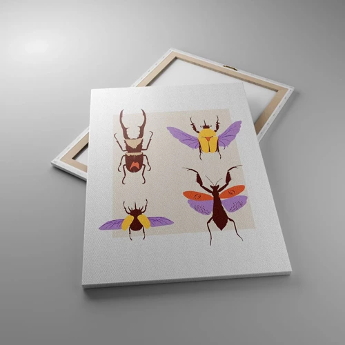 Schilderen op canvas - Insectenwereld - 70x100 cm