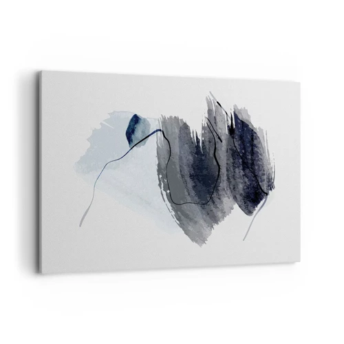 Schilderen op canvas - Intensiteit en beweging - 100x70 cm