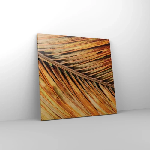 Schilderen op canvas - Kokos goud - 60x60 cm