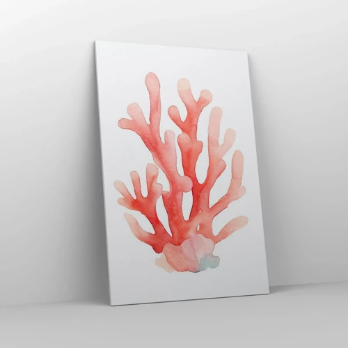 Schilderen op canvas - Koraalkleurig koraal - 80x120 cm