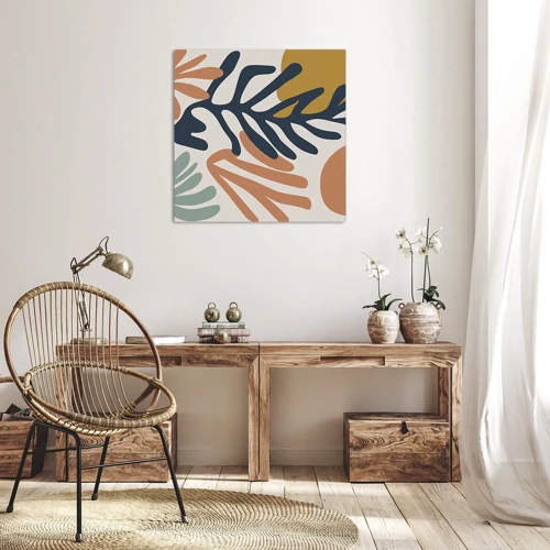 Schilderen op canvas - Koraalzeeën - 40x40 cm